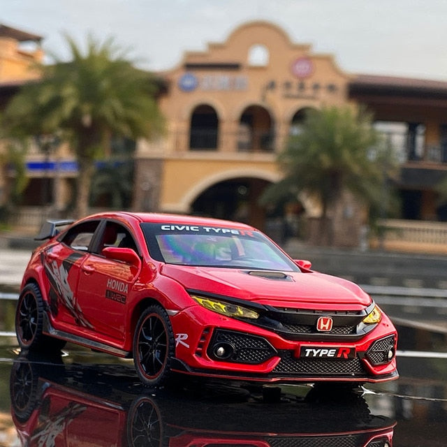 Honda Civic Type R FK8 Legierungsmodellauto 1:32