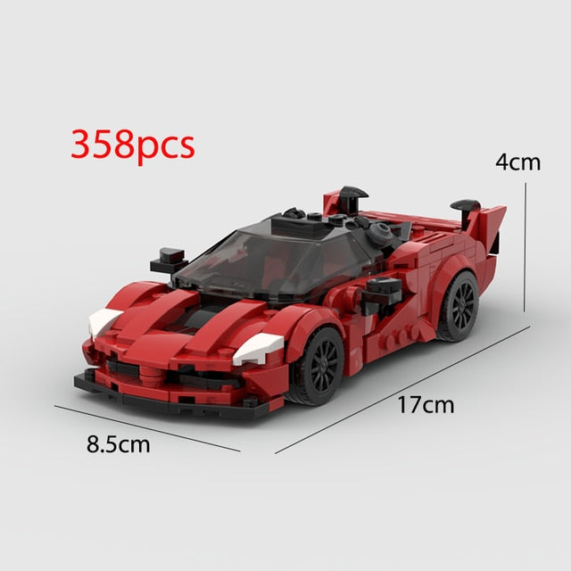 Ferrari Sport Cars Building Blocks