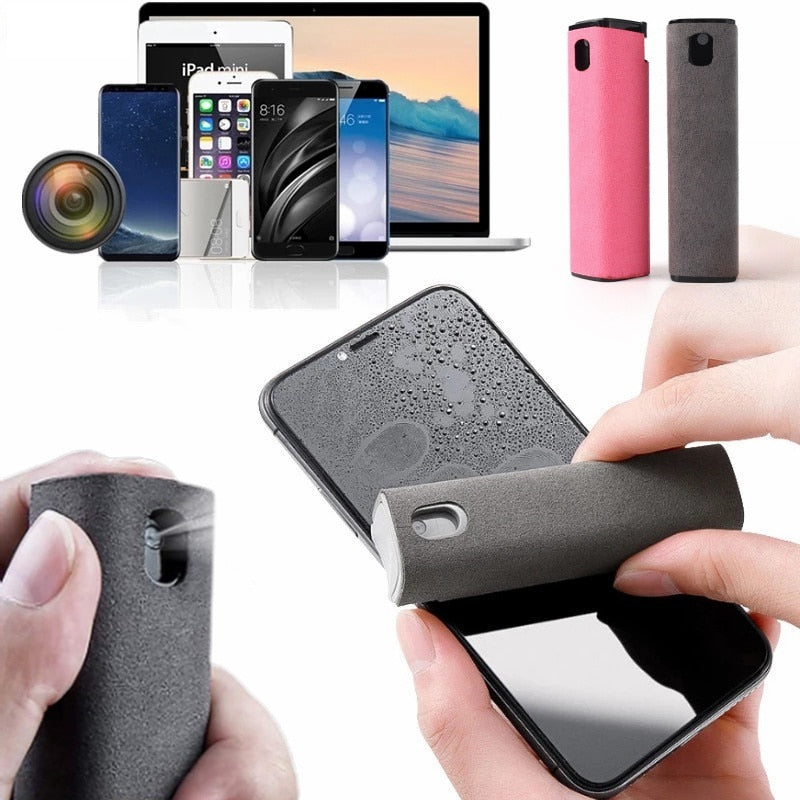 2 In 1 Phone Screen Spray & Cleaner