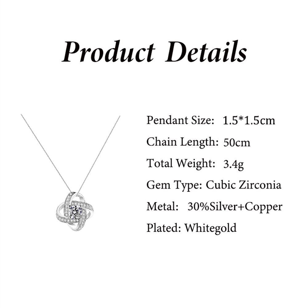 Crystal Flower Necklace