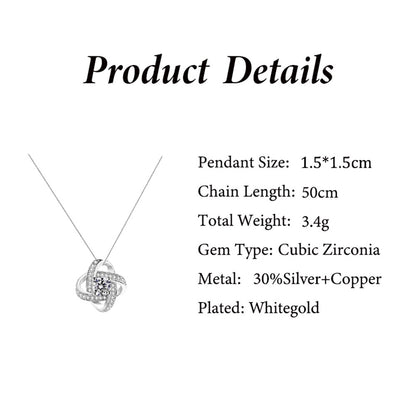 Crystal Flower Necklace