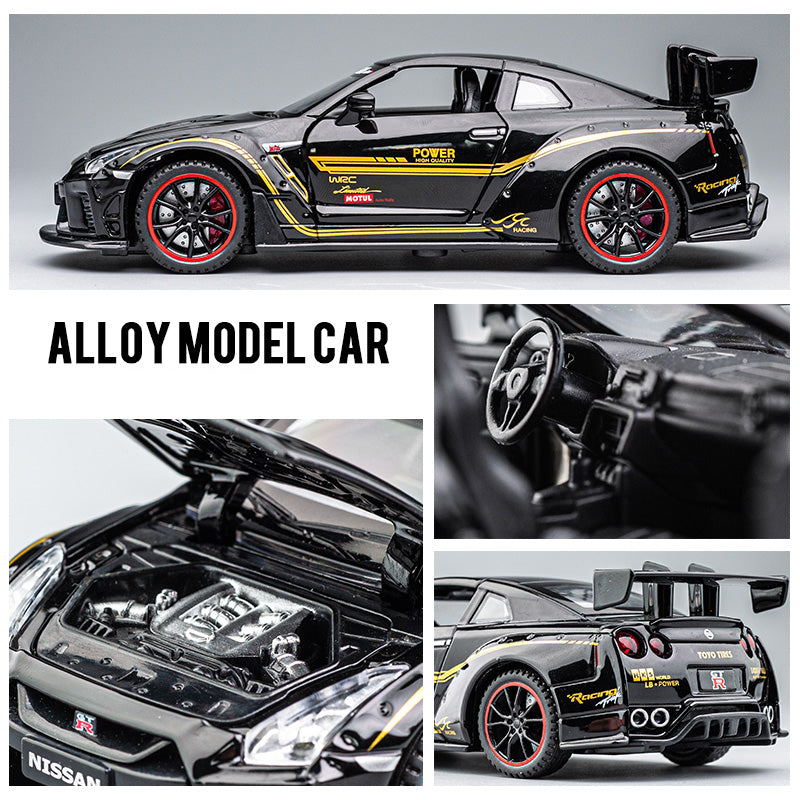 Nissan GTR R35 Alloy Model Car 1:32