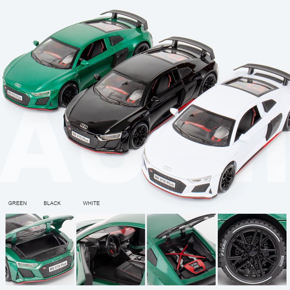 AUDI R8 Coupe V10 Plus Alloy Model Car 1:24